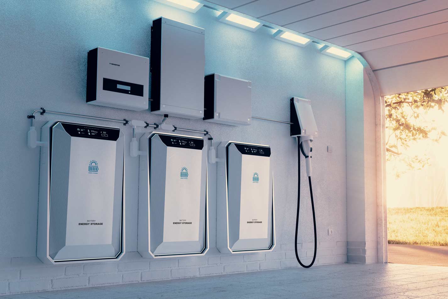Solar generation integrated into an estate microgrid