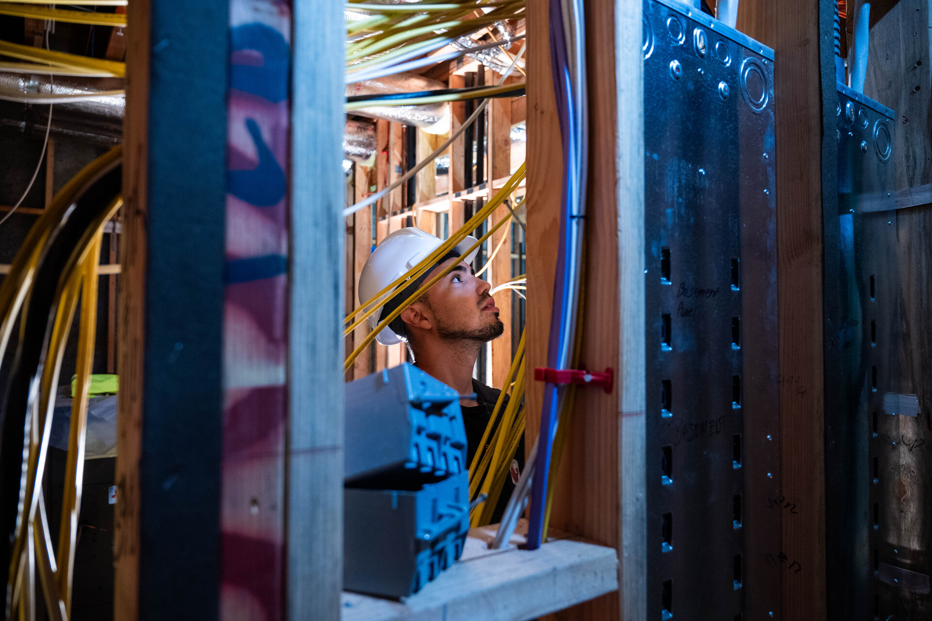 Residential low-voltage rough-in and structured wiring