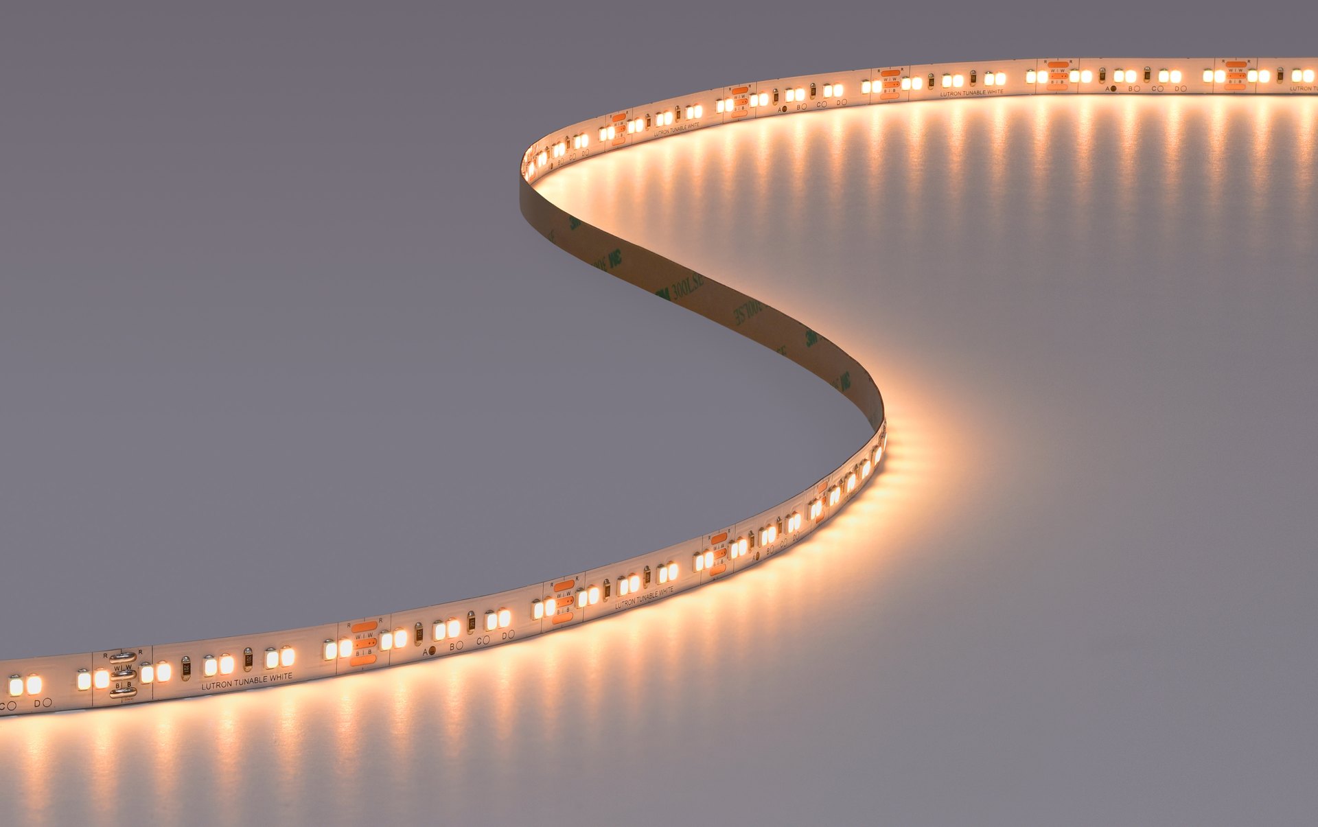 Curved cove lit with Lumaris tape light