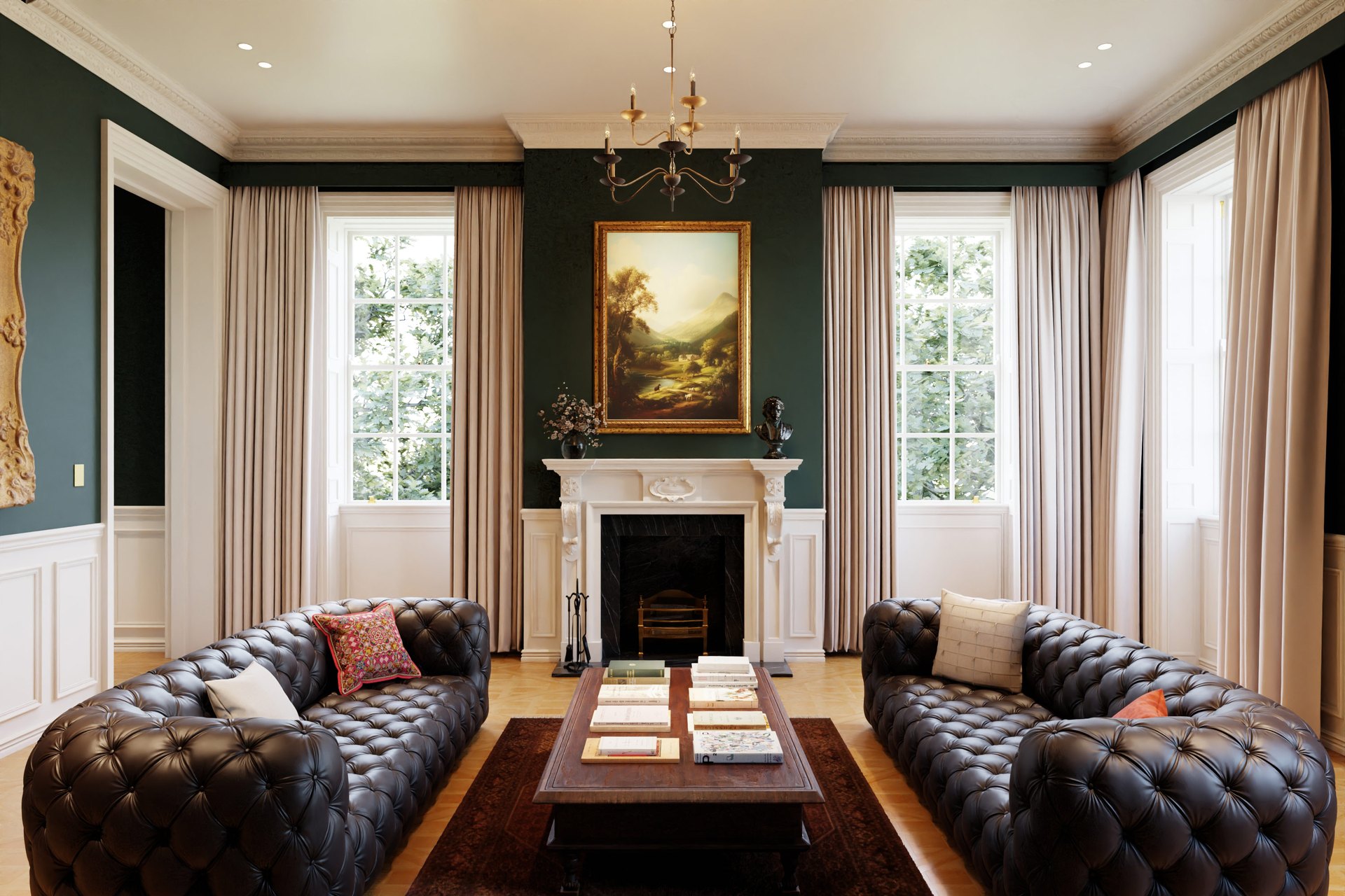 Great room with Rania D2 downlights