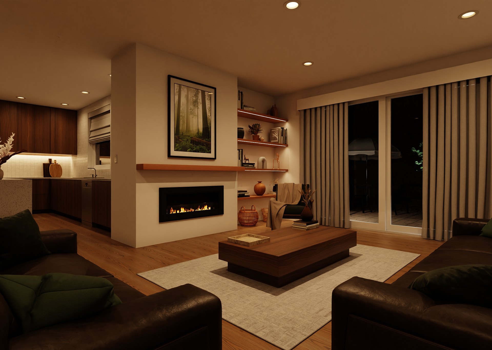 Interior with Lumaris downlights