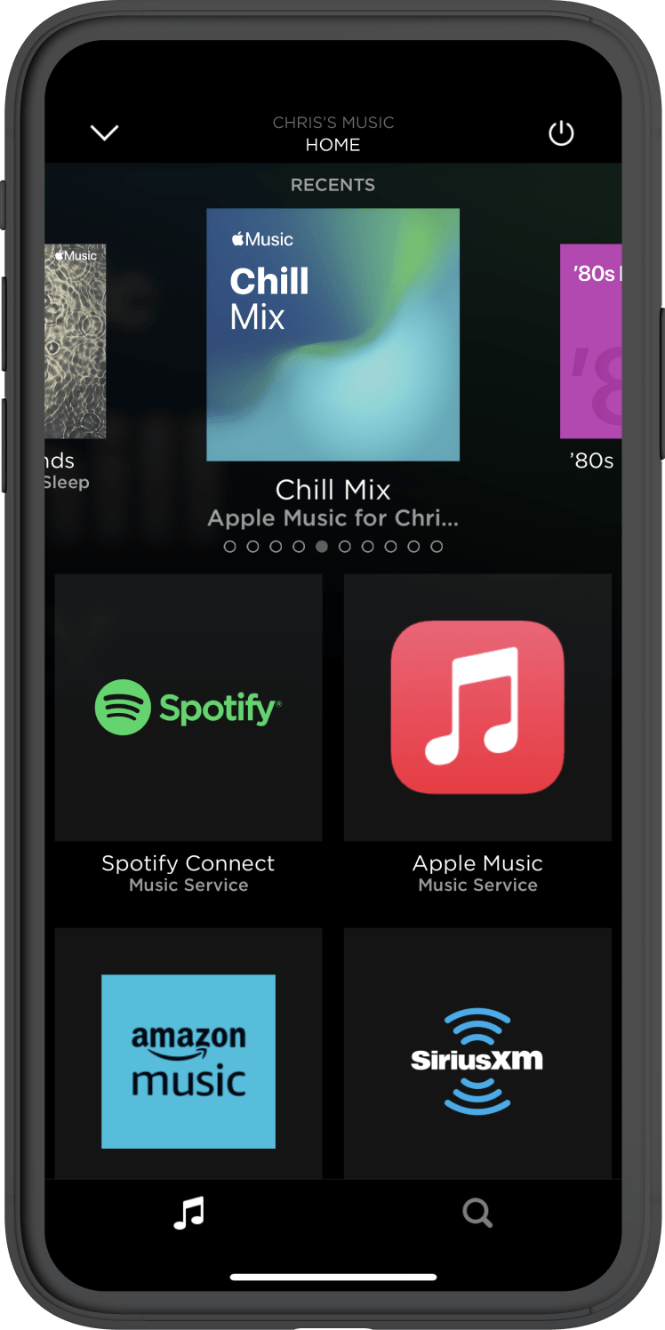 Savant whole-home music experience