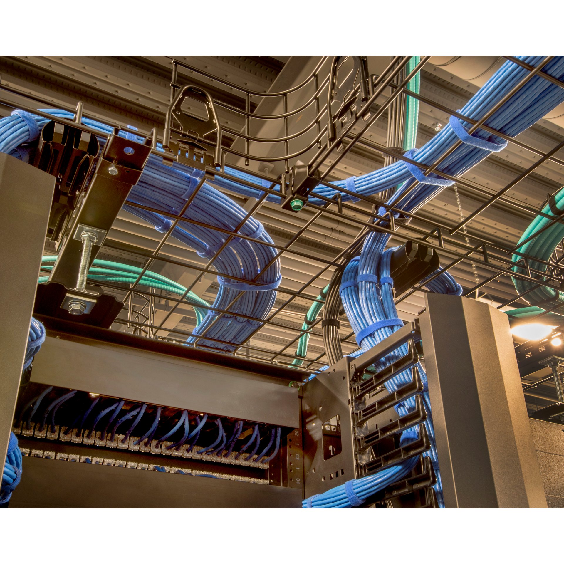 Structured cabling and pathways for a custom-home low-voltage system