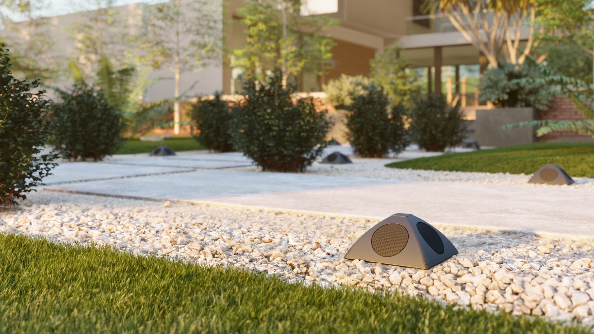 Landscape pathways and outdoor infrastructure coordinated before hardscape is complete