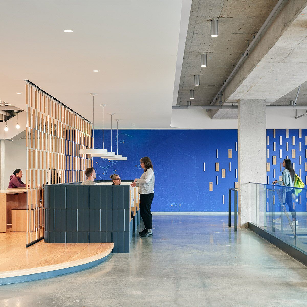 Modern commercial office interior representing Regent5 workplace integration and electrical systems