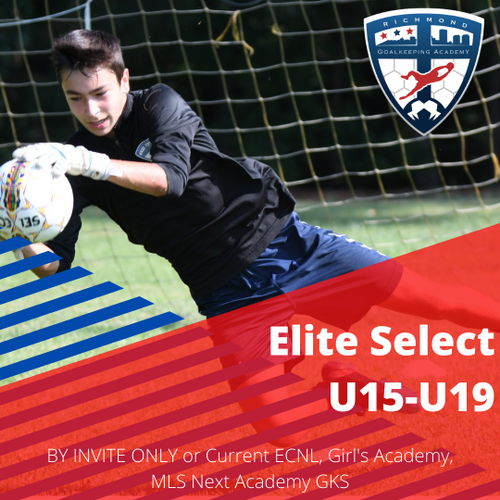 Elite Select Group ages U15 through U19