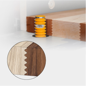  FitFinder 1 1/4" Wave Decorative Jointing Bit (1/2" Shank)