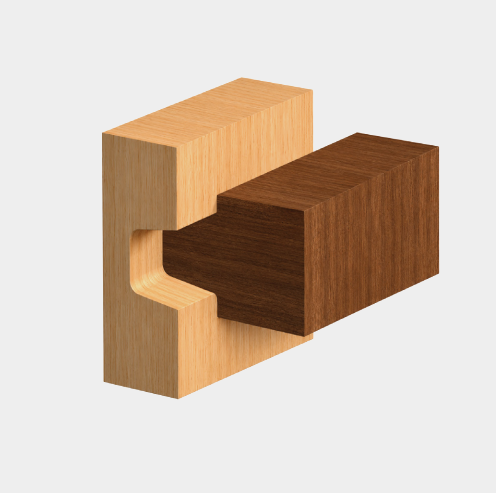 MATCHFIT Reversed Dovetail Bit