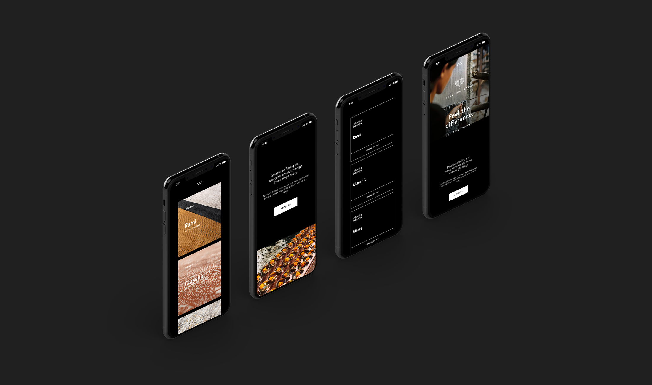 Touching Floors Mobile Website