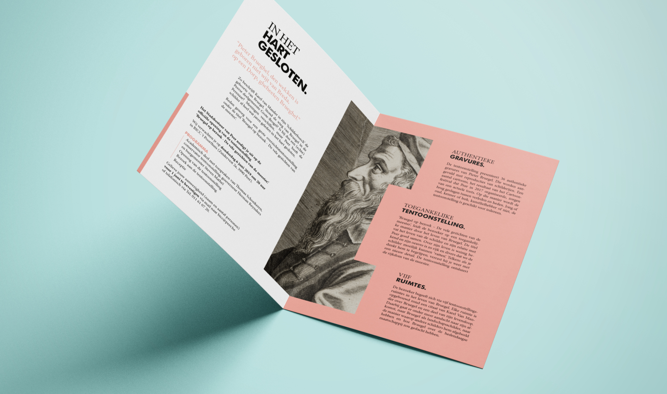 Stad Peer Uitnodiging Tentoonstelling Bruegel op Bezoek