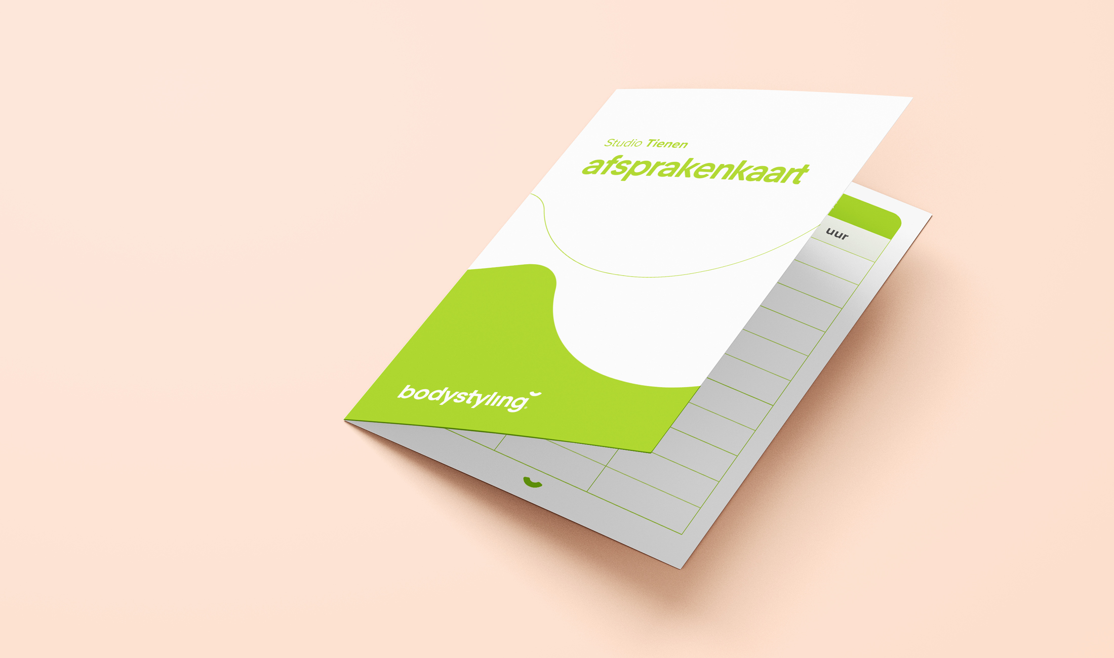 Bodystyling Afsprakenkaart