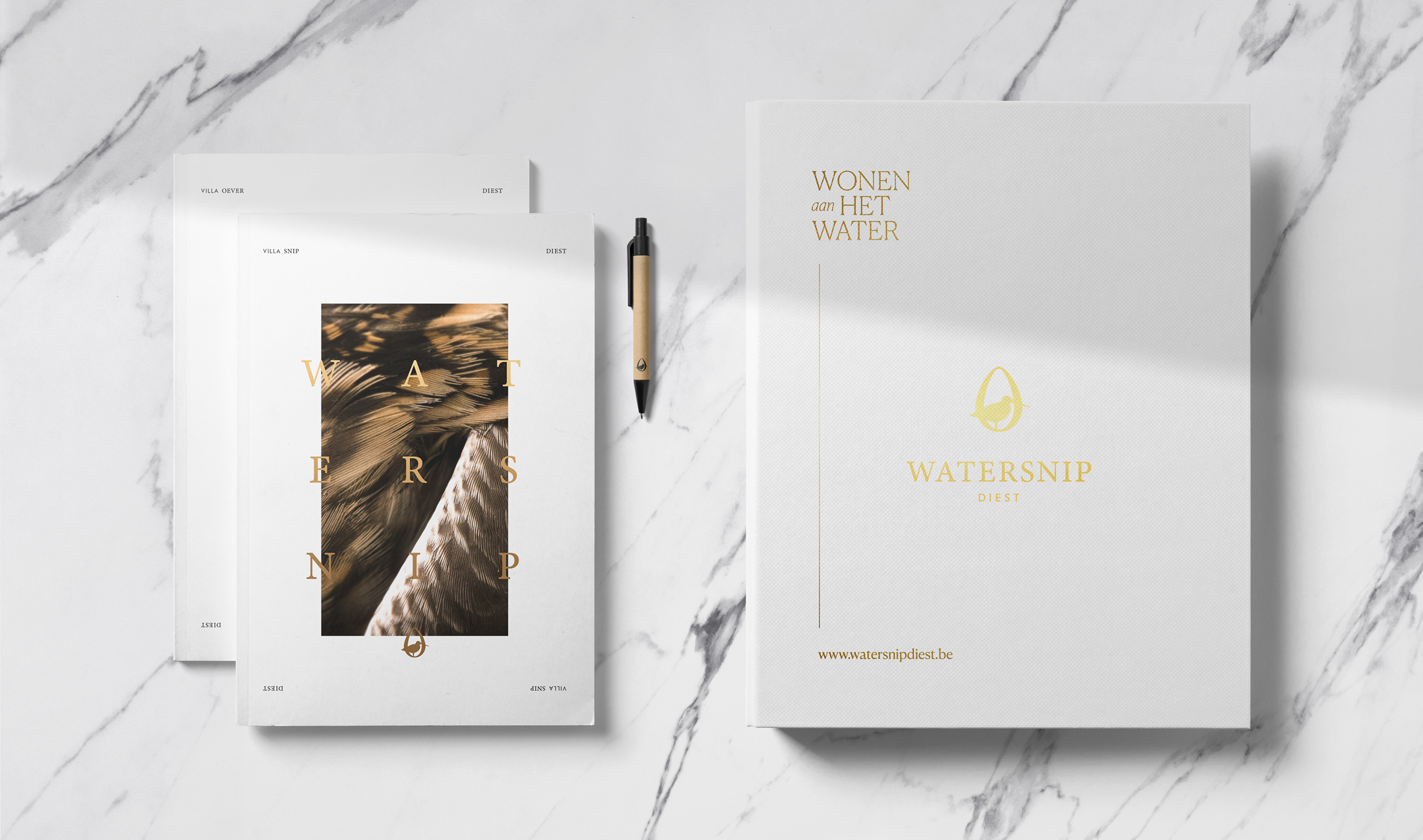 Watersnip Diest dossiermap en brochures