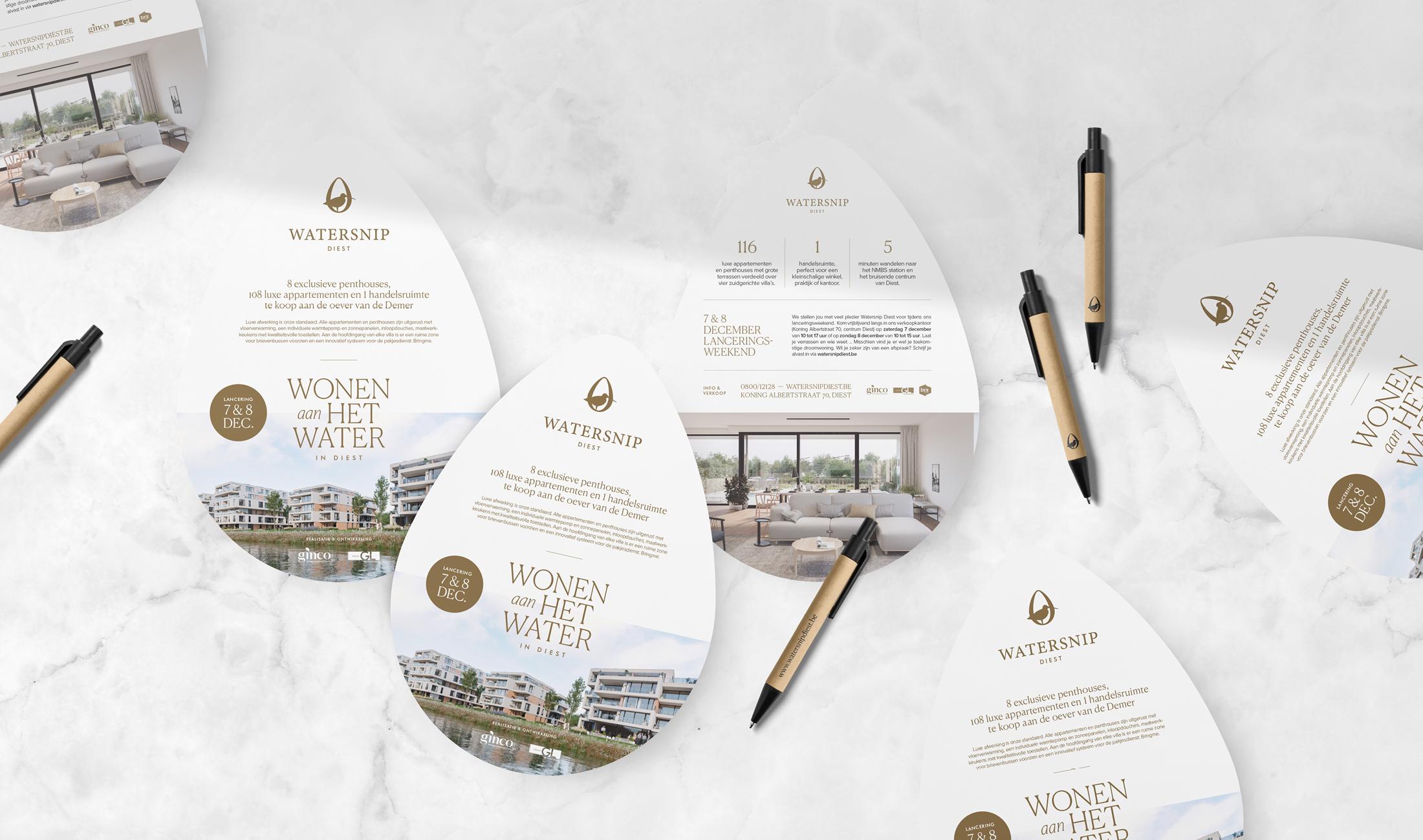 Watersnip Diest huis-aan-huis bedeling