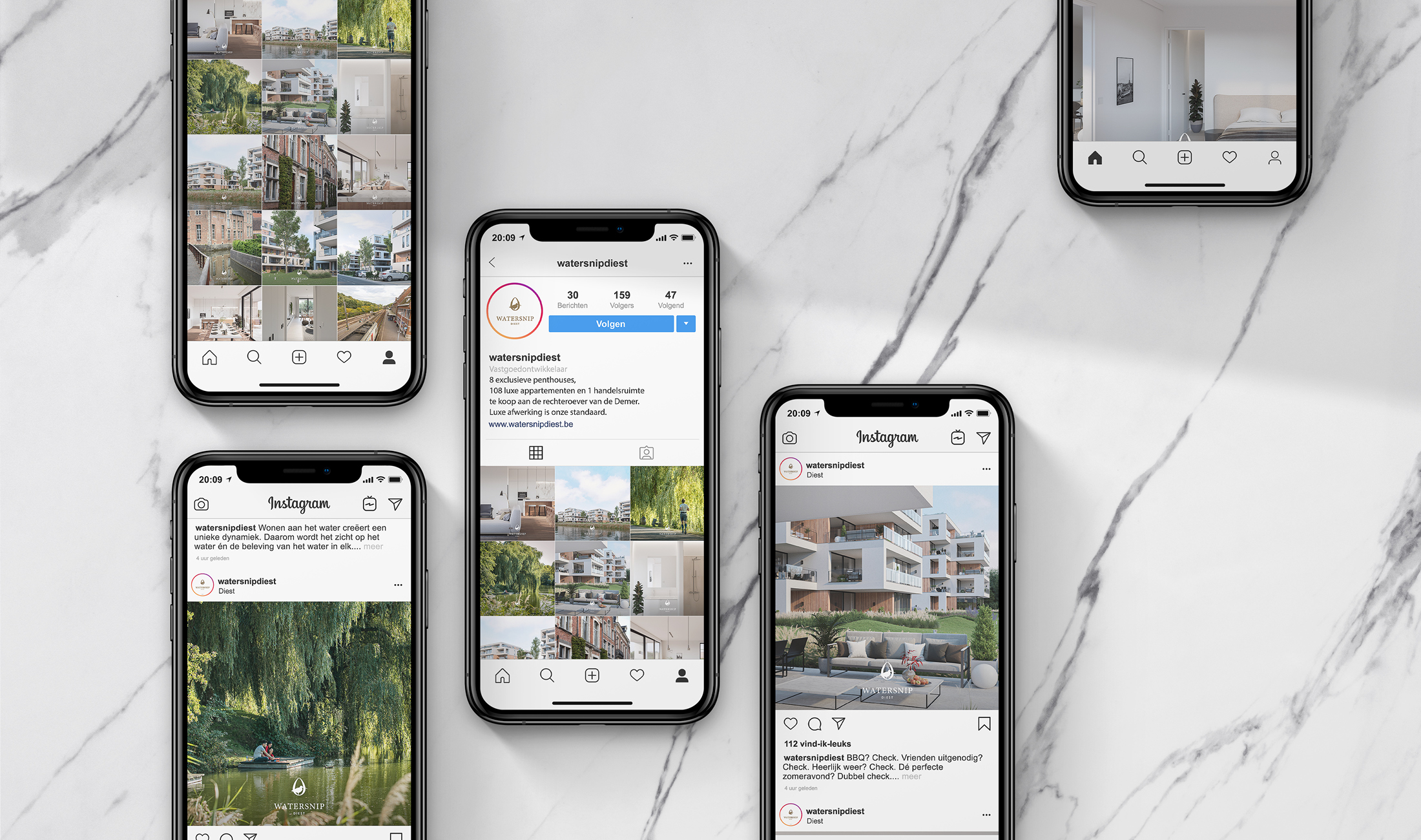 Watersnip Diest social media