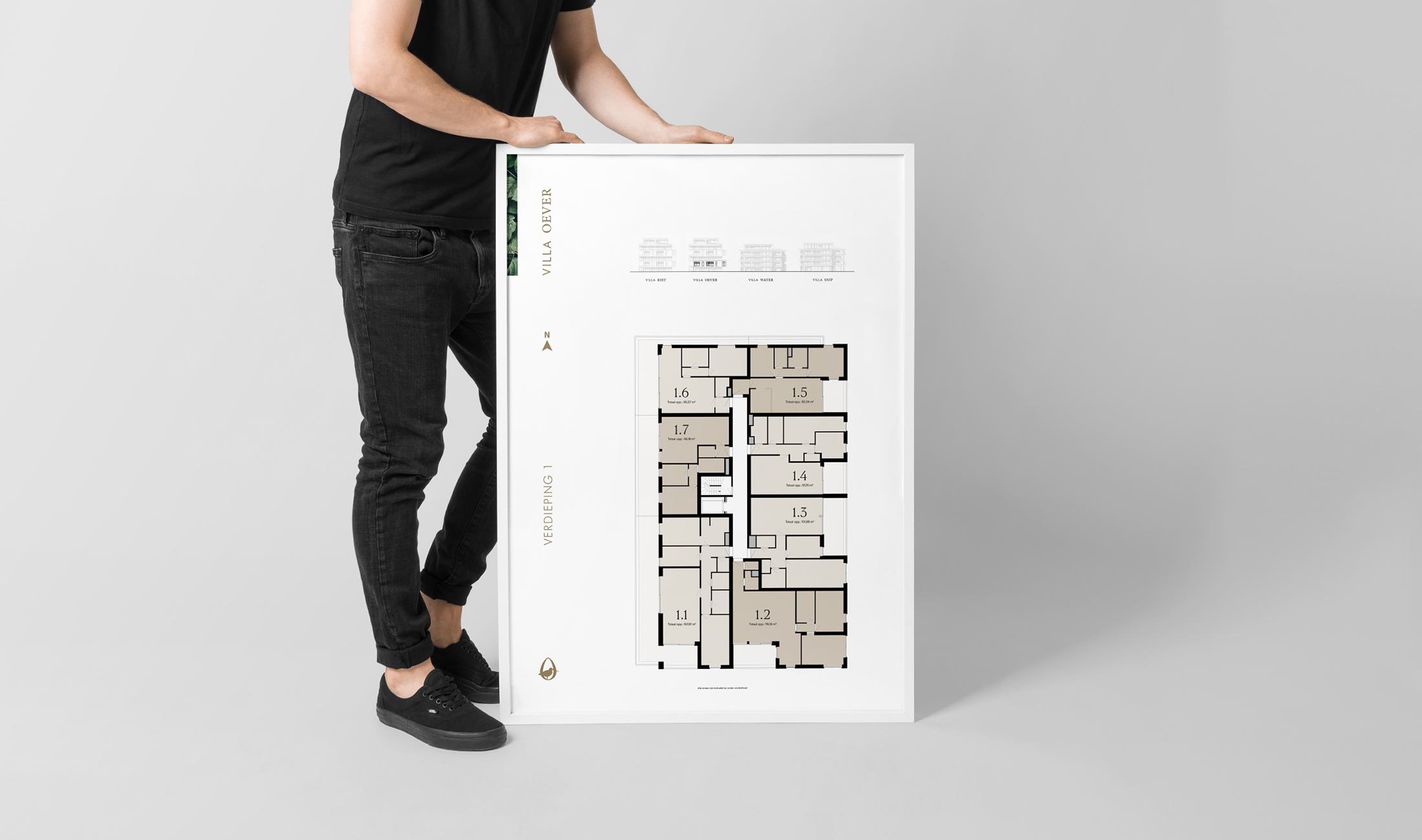 Watersnip Diest overzicht poster