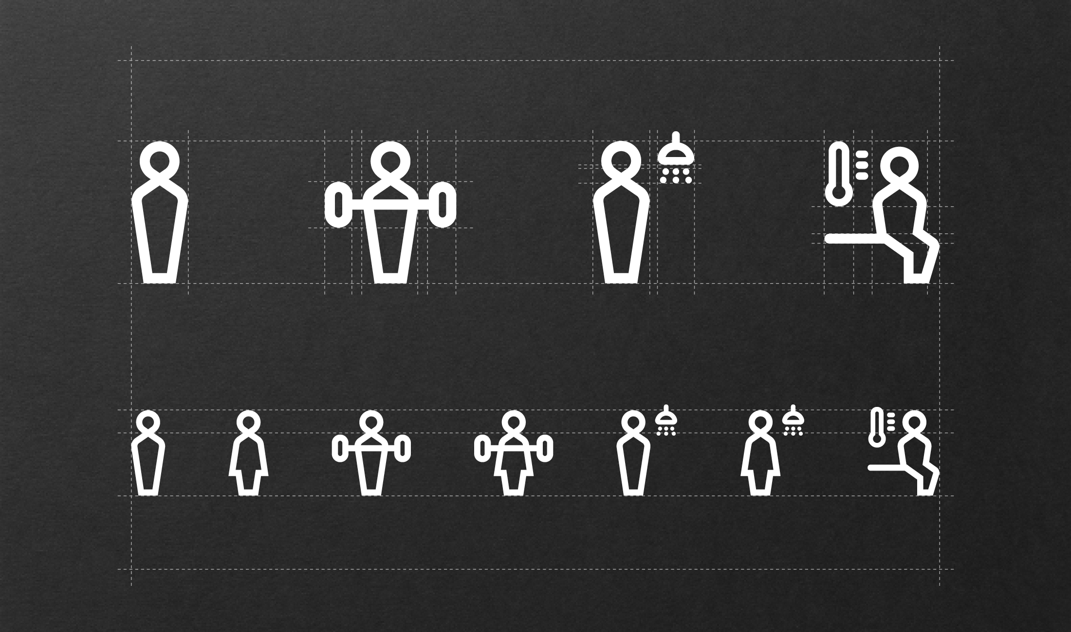 Woods Gym custom made iconen