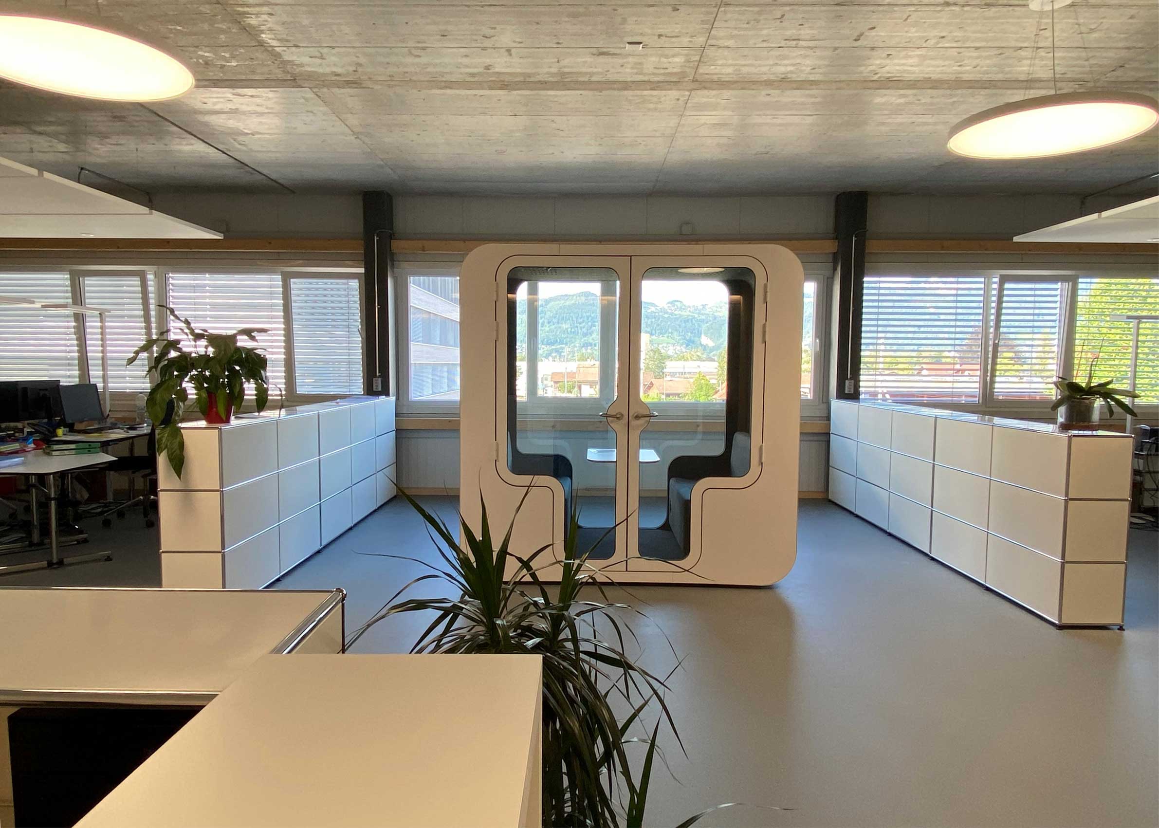 QuietOffice V2; Telefonzelle von QuietOffice, Referenz QuietOffice V2
