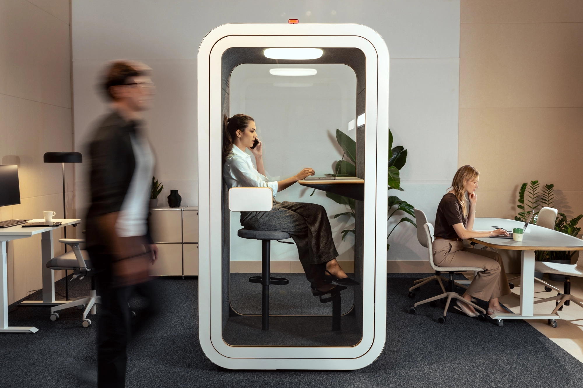 QuietOffice Phone at the office