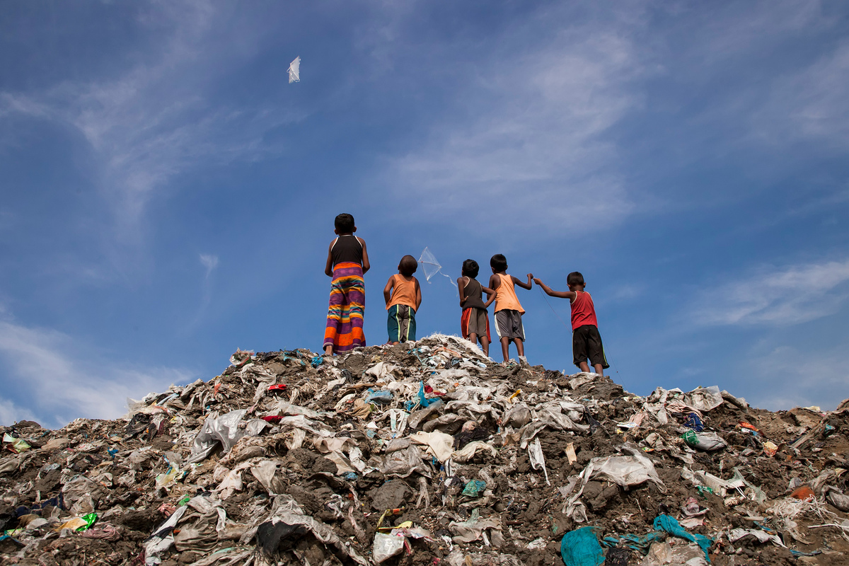 Children on Trash Hill