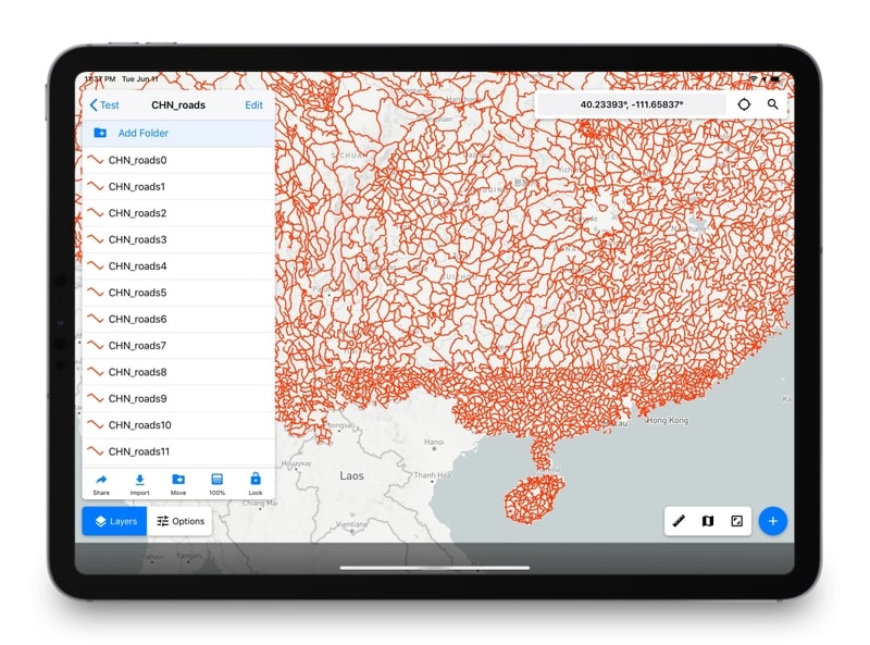 Touch GIS for Civil Engineering