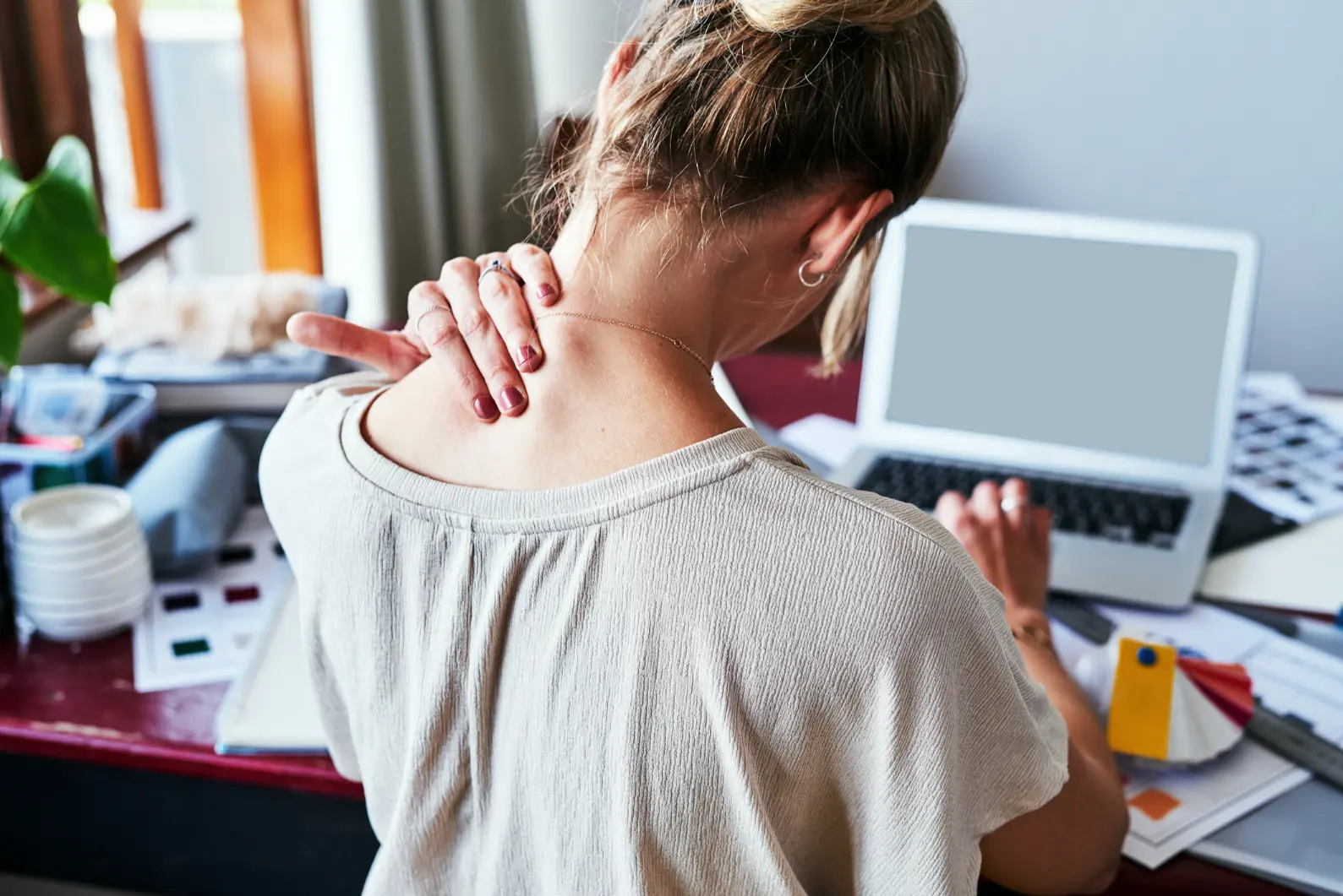 Neck pain and stiffness