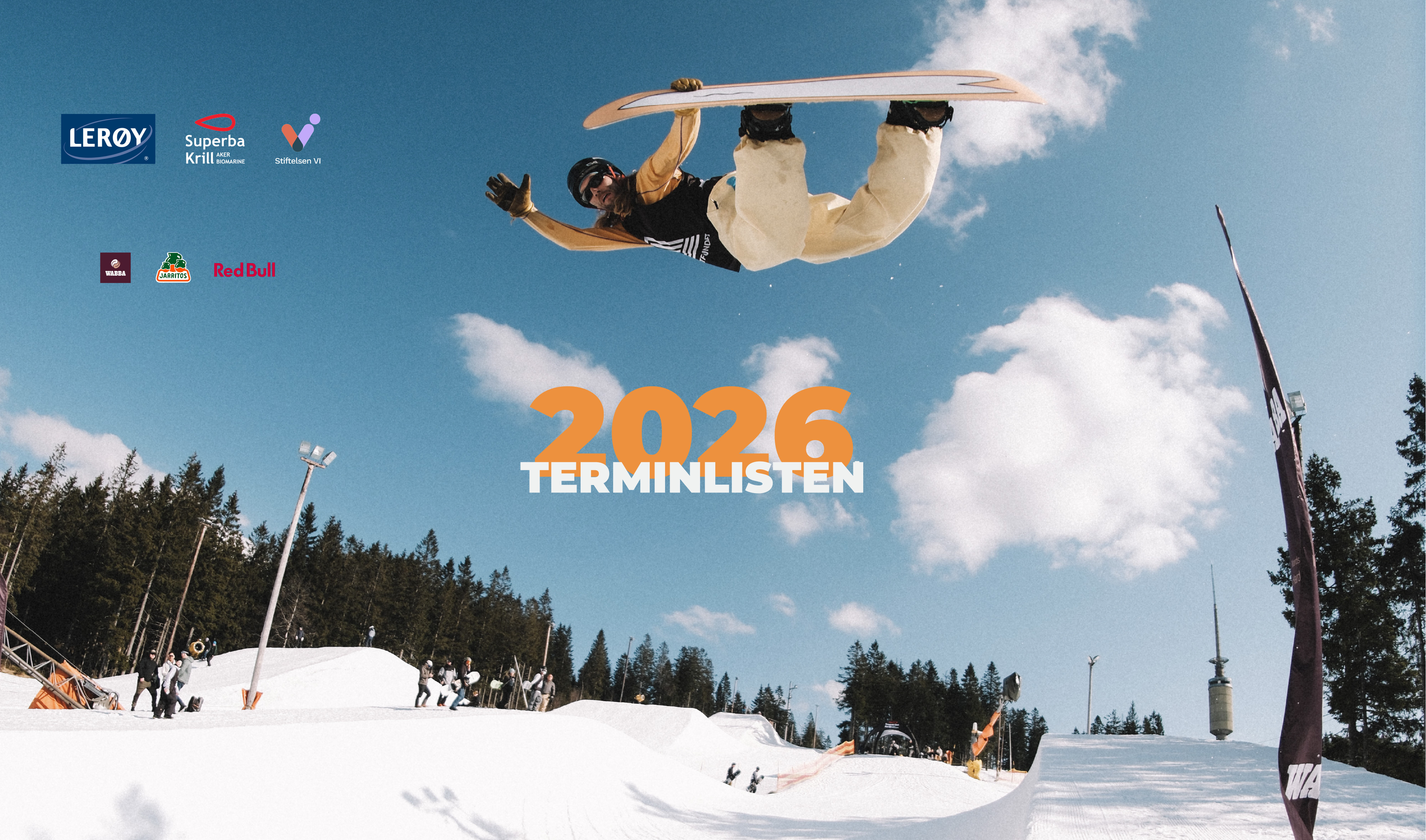 Terminlisten for snowboard-sesongen 2026 er klar