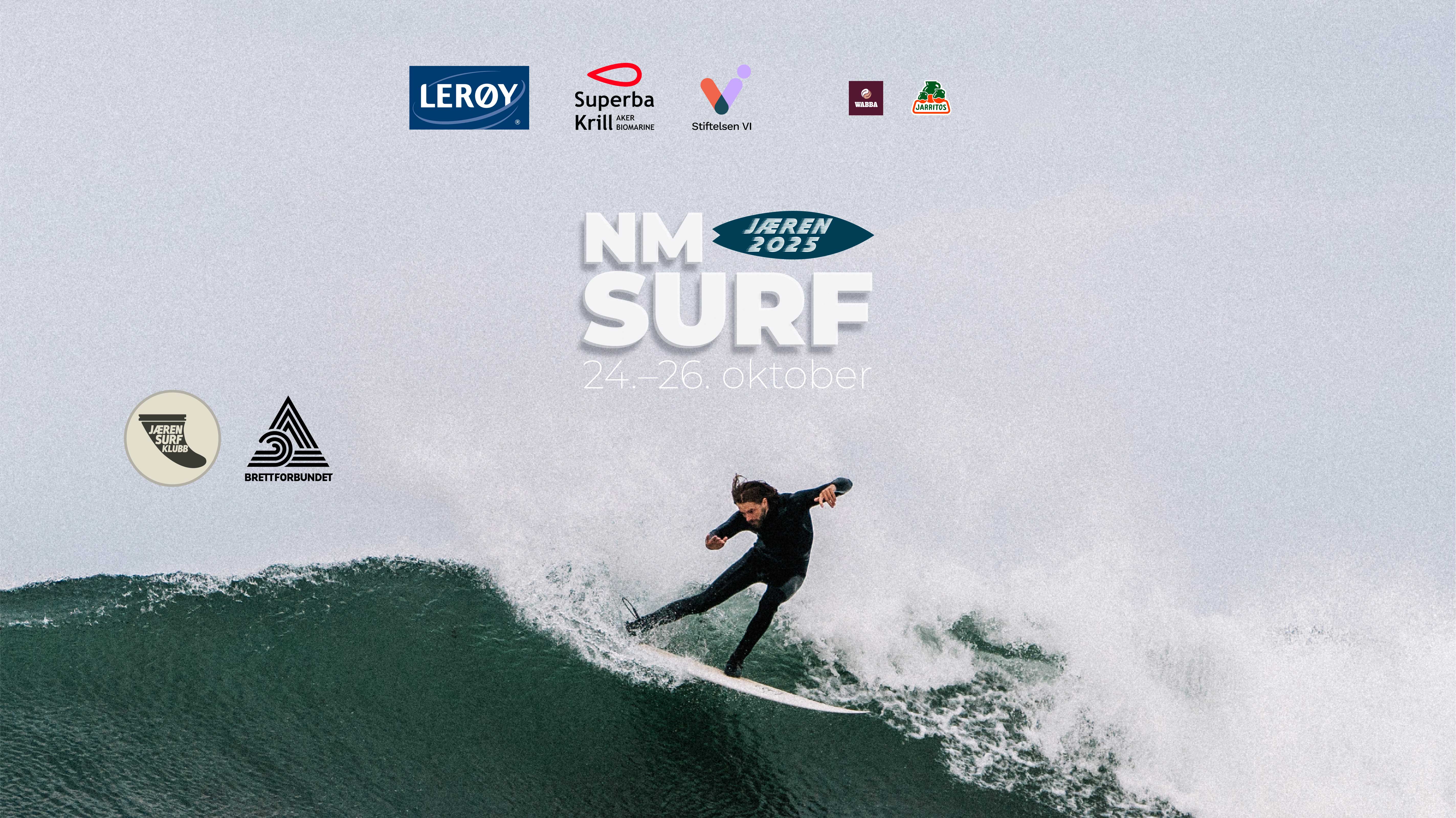 NESTE EVENT SURF: Norgesmesterskap Jæren 2025