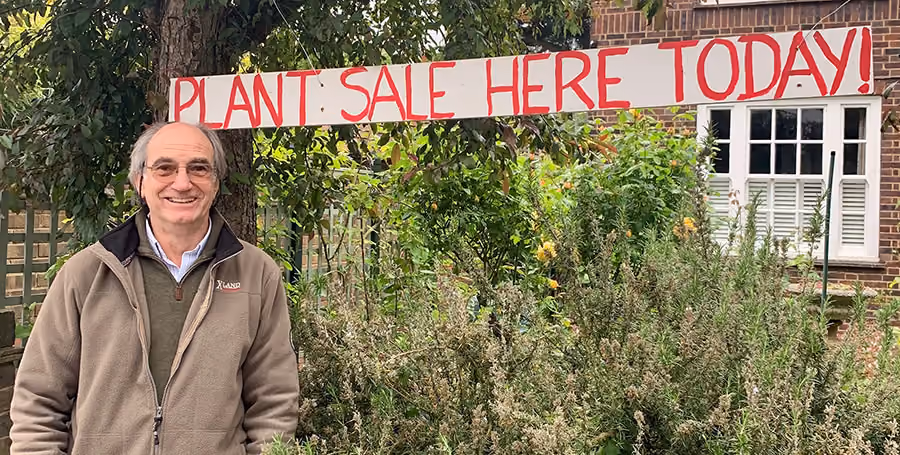 Anthony de Grey's plant sale in Balham