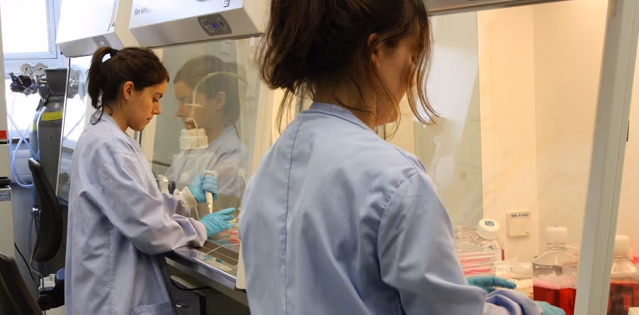PhD students researching neurological disorders