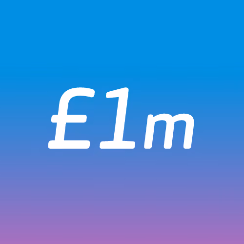£1m