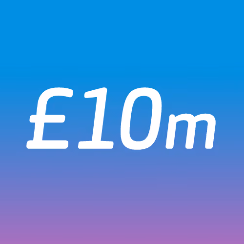 £10m