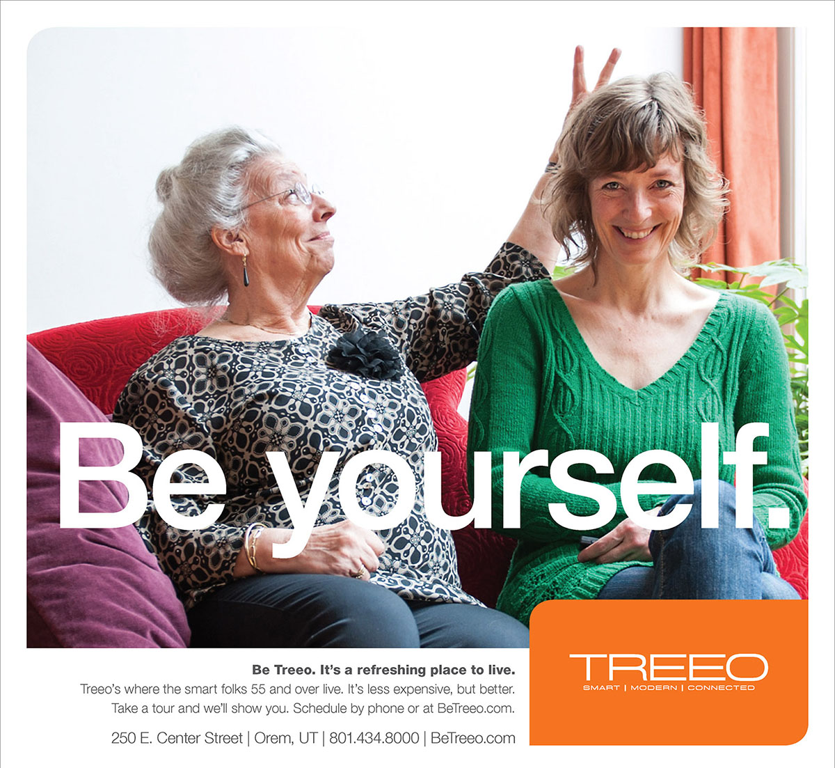 Treeo Senior Living - Be Yourself Ad