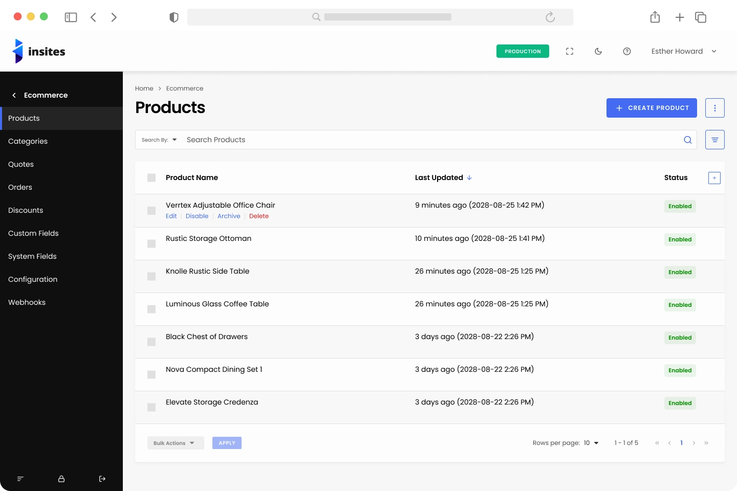 Insites Ecommerce