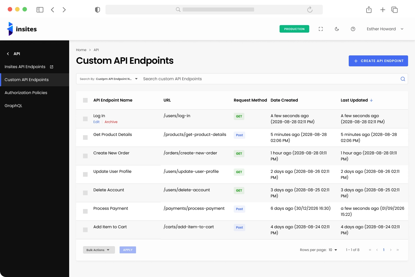 Insites API