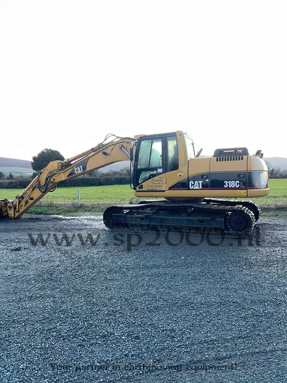 Caterpillar 318CL track excavator