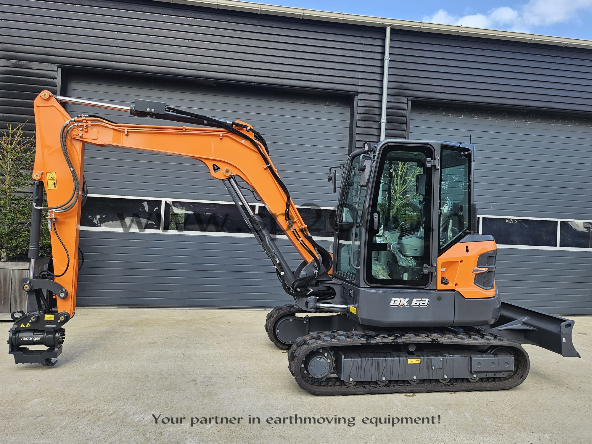 Develon DX63-7 track excavator