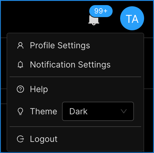 Concord AdminUI Profile Settings 