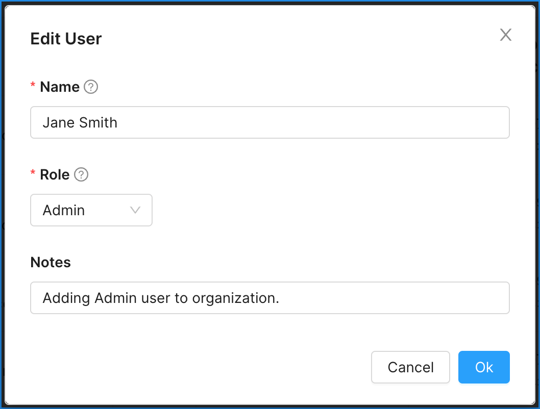 Concord Admin UI Global Settings Users Edit User