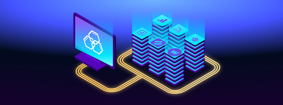 illustration for Evolv branding  tech stack