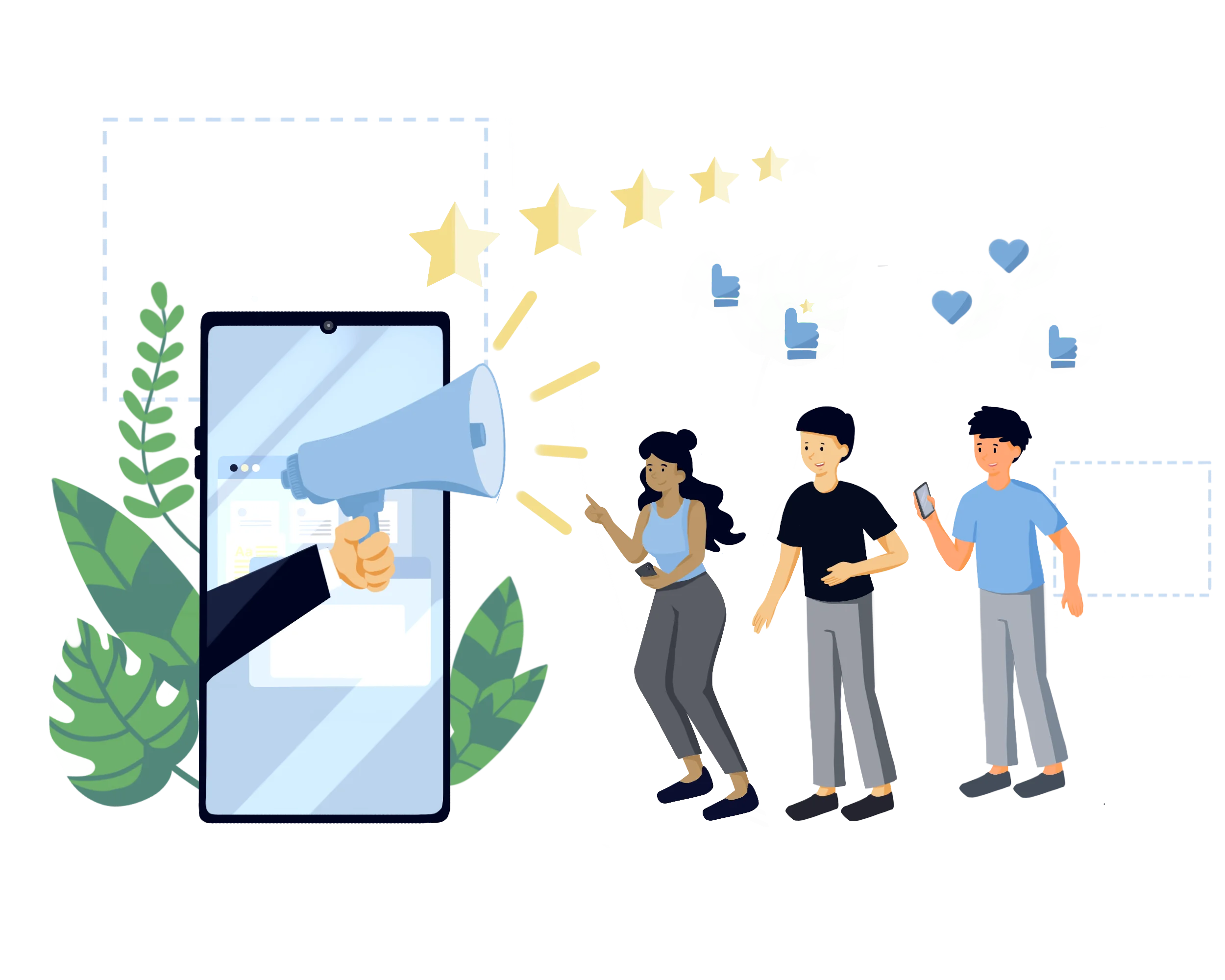 illustration for content gaining traction on audience