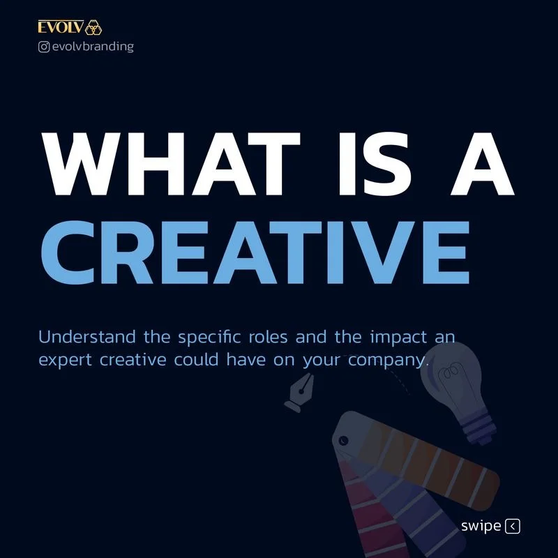 an infographic on defining a creative