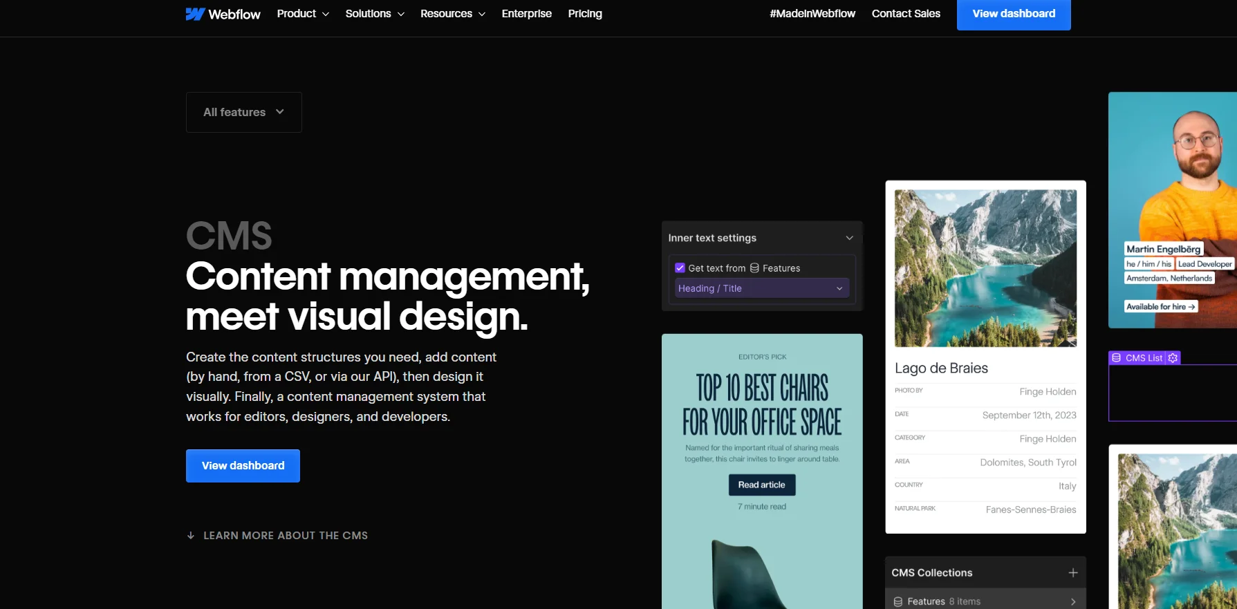 webflow UI