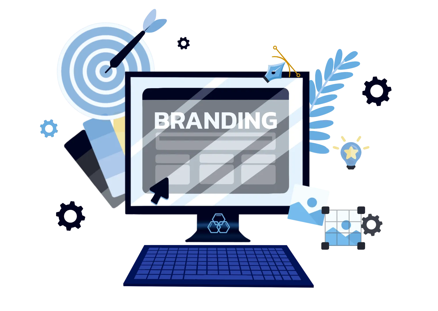Design your Brand Look llustration