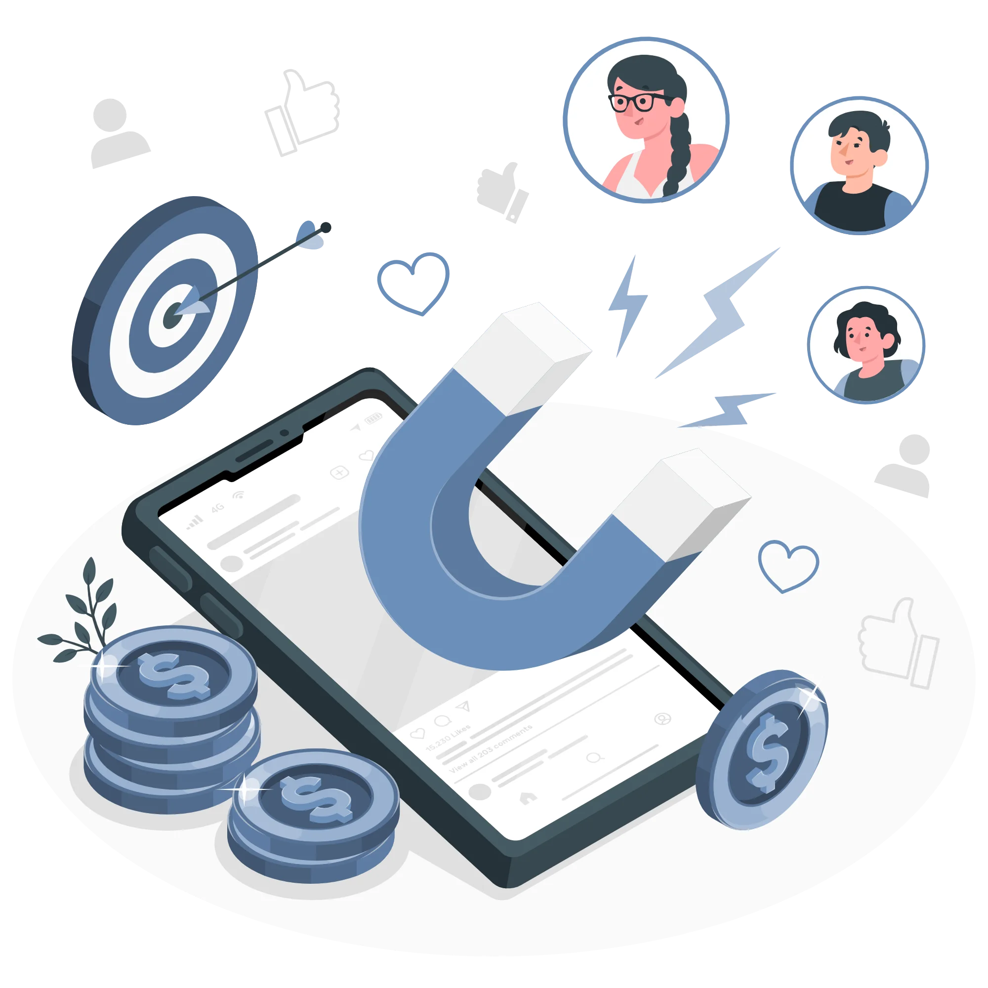 illustration for maximizing ads