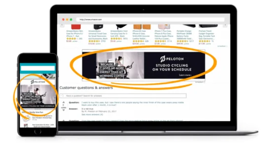 sample of a website ad