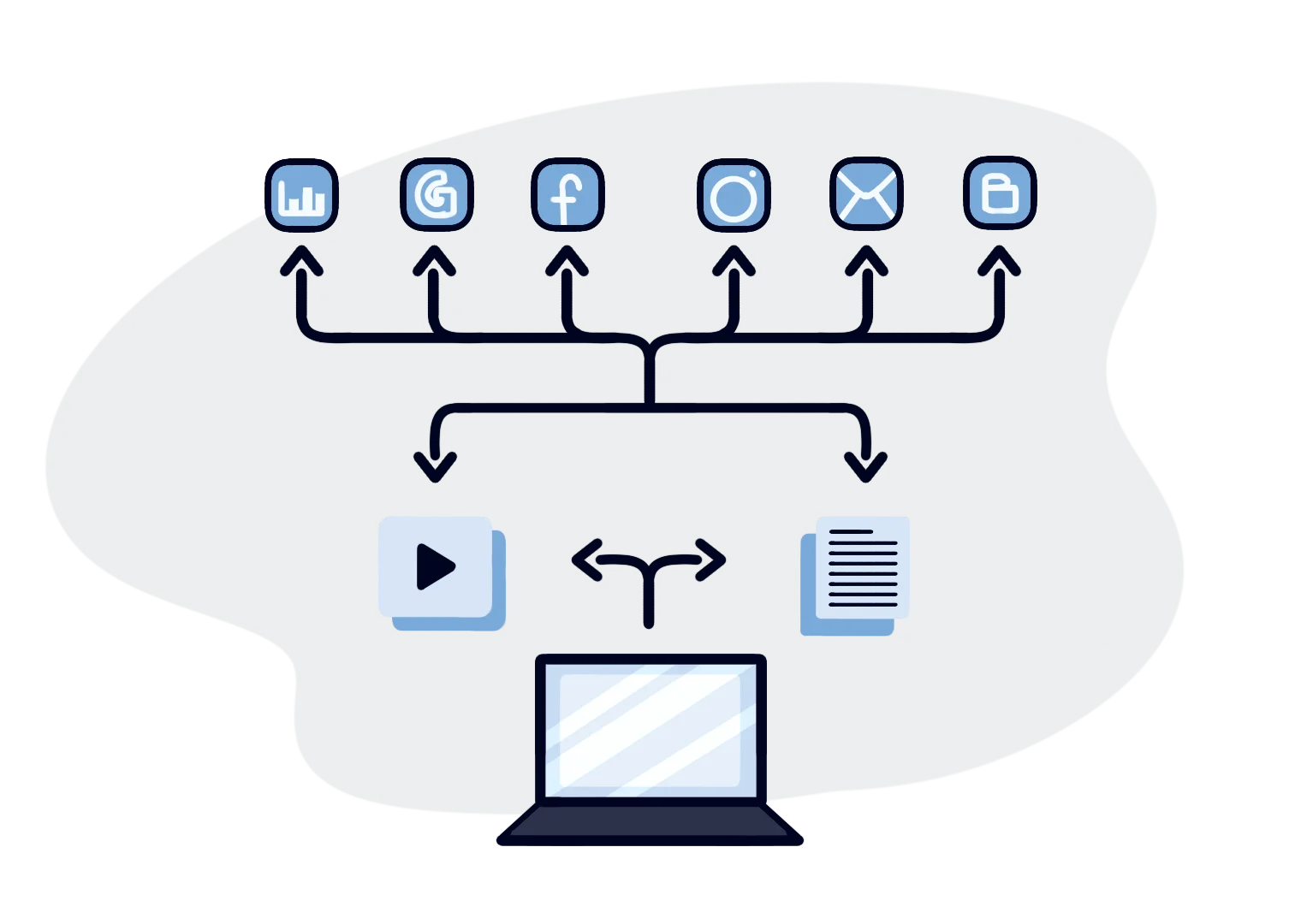 illustration for ad channels