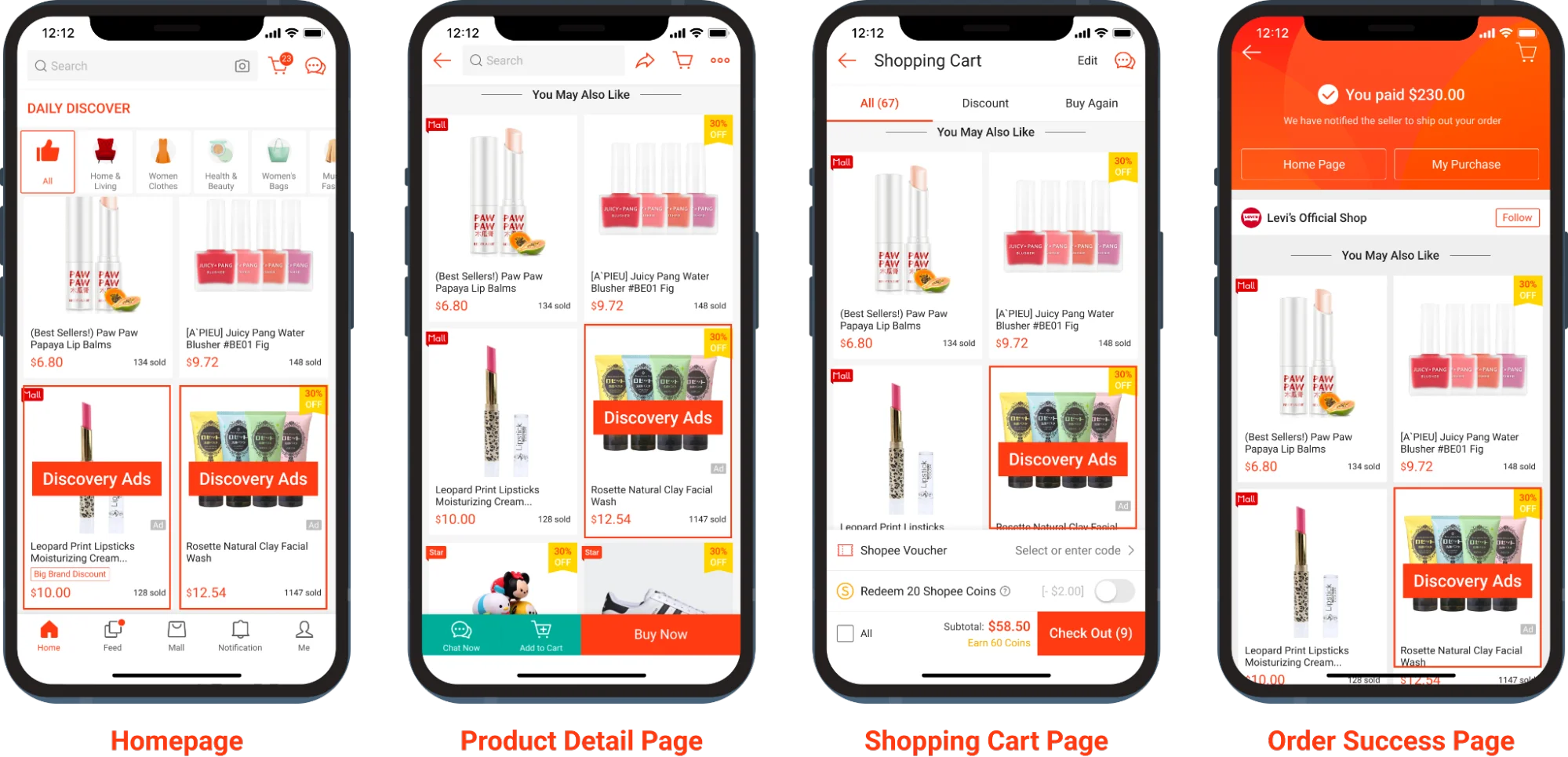 Ie-commerce discovery ads