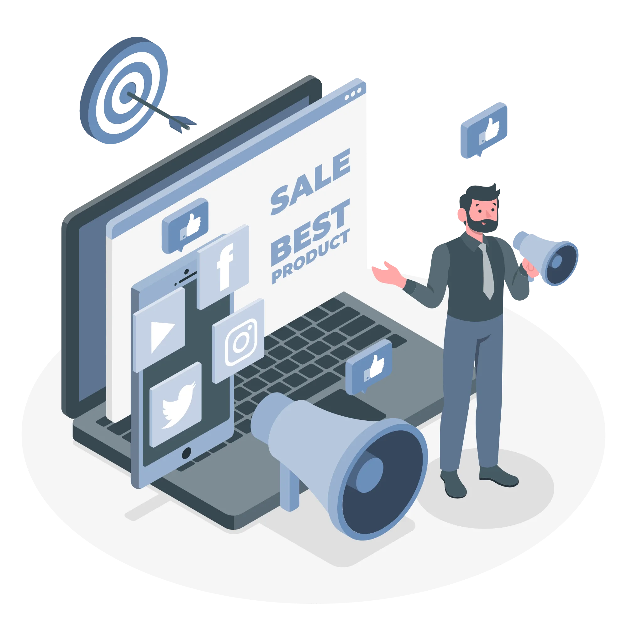 illustration for compelling ads