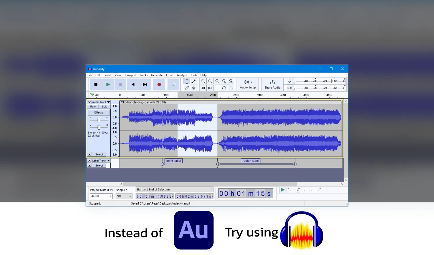 Audacity Interface