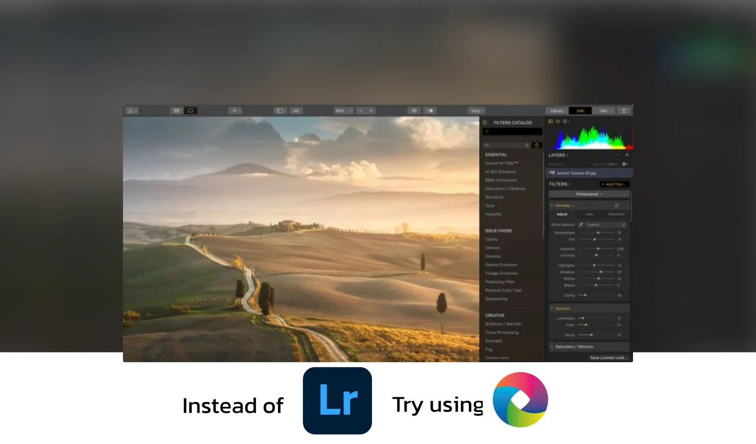 Lightroom Interface